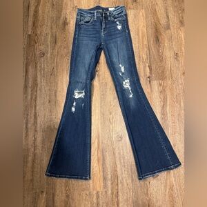 Bridge by Gly Mid Rise Flare Jeans Size 24